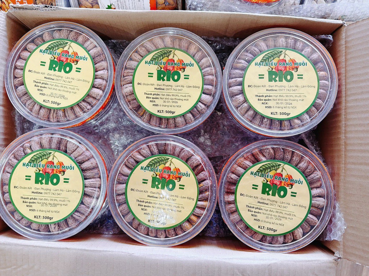 Hạt điều rang muối Rio Farm