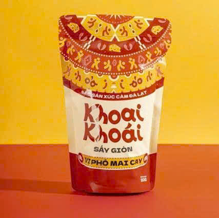 Khoai Khoái sấy giòn vị phô mai cay